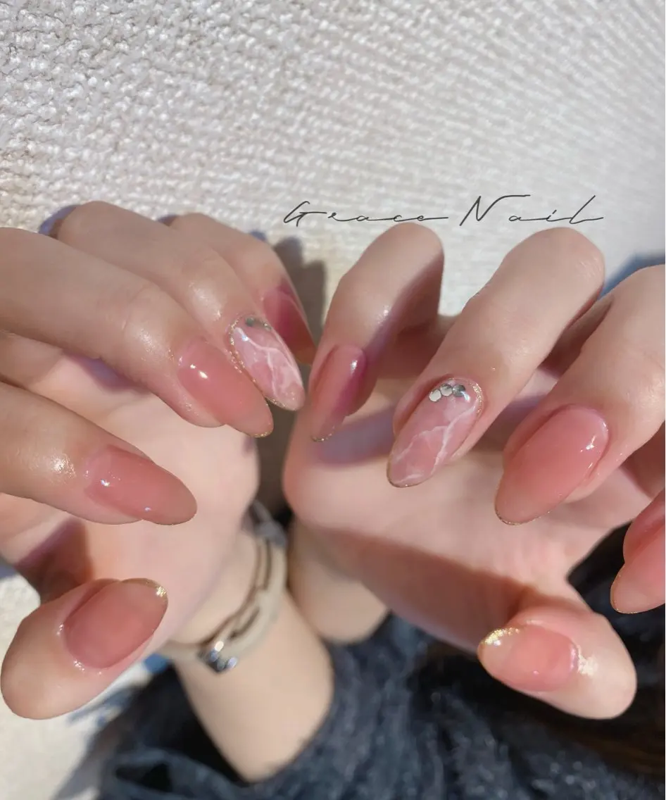 ネイル ハンドネイル ☆*。Grace Nail。*☆のネイルデザイン