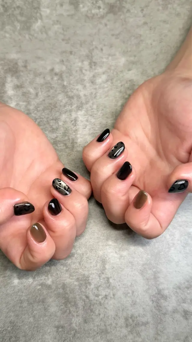 ネイル ハンドネイル ハンドケア shino🌟 痛ネイルのネイルデザイン