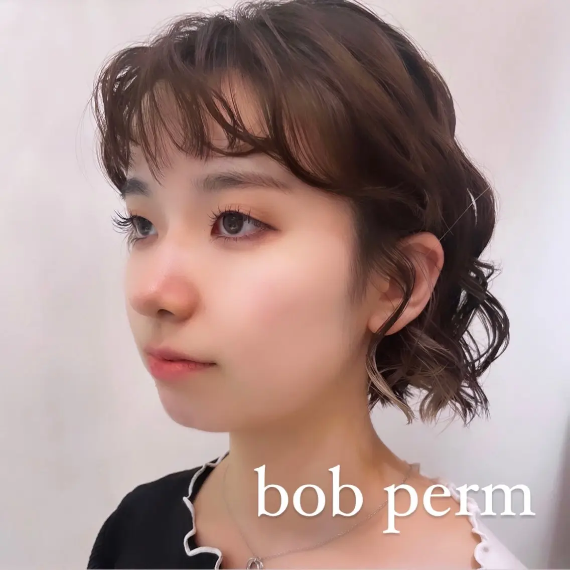ショート パーマ ボブパーマ 🌷ヨシカワハナコのヘアスタイル