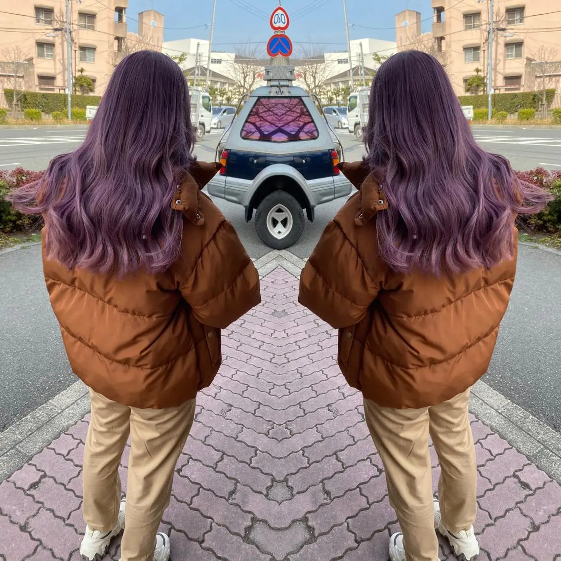 韓国カラー＋ブリーチ＋トリートメントの写真