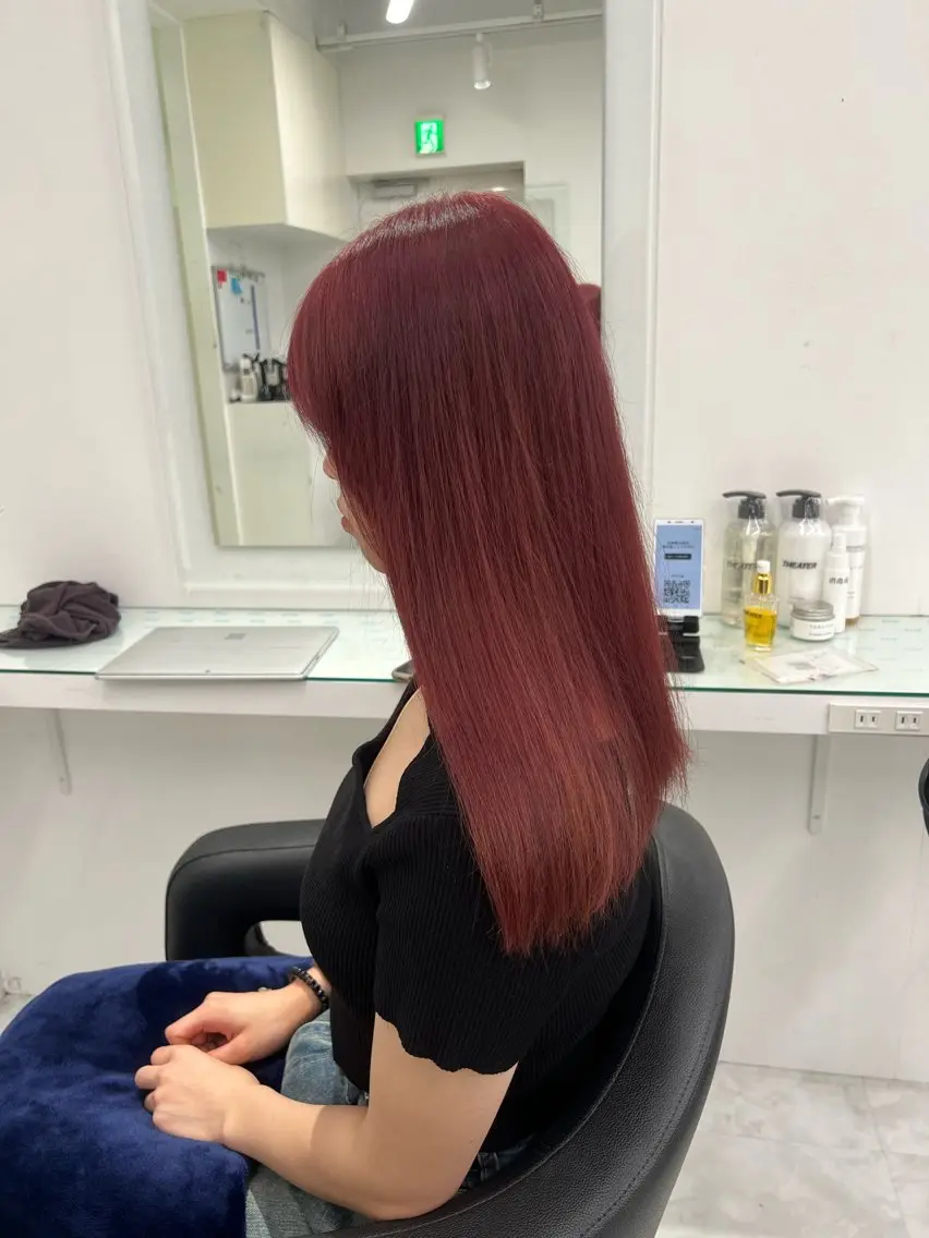 カラー カット ヘアカラー トリートメント ブリーチなし透明感 💗RYOTAのヘアスタイル