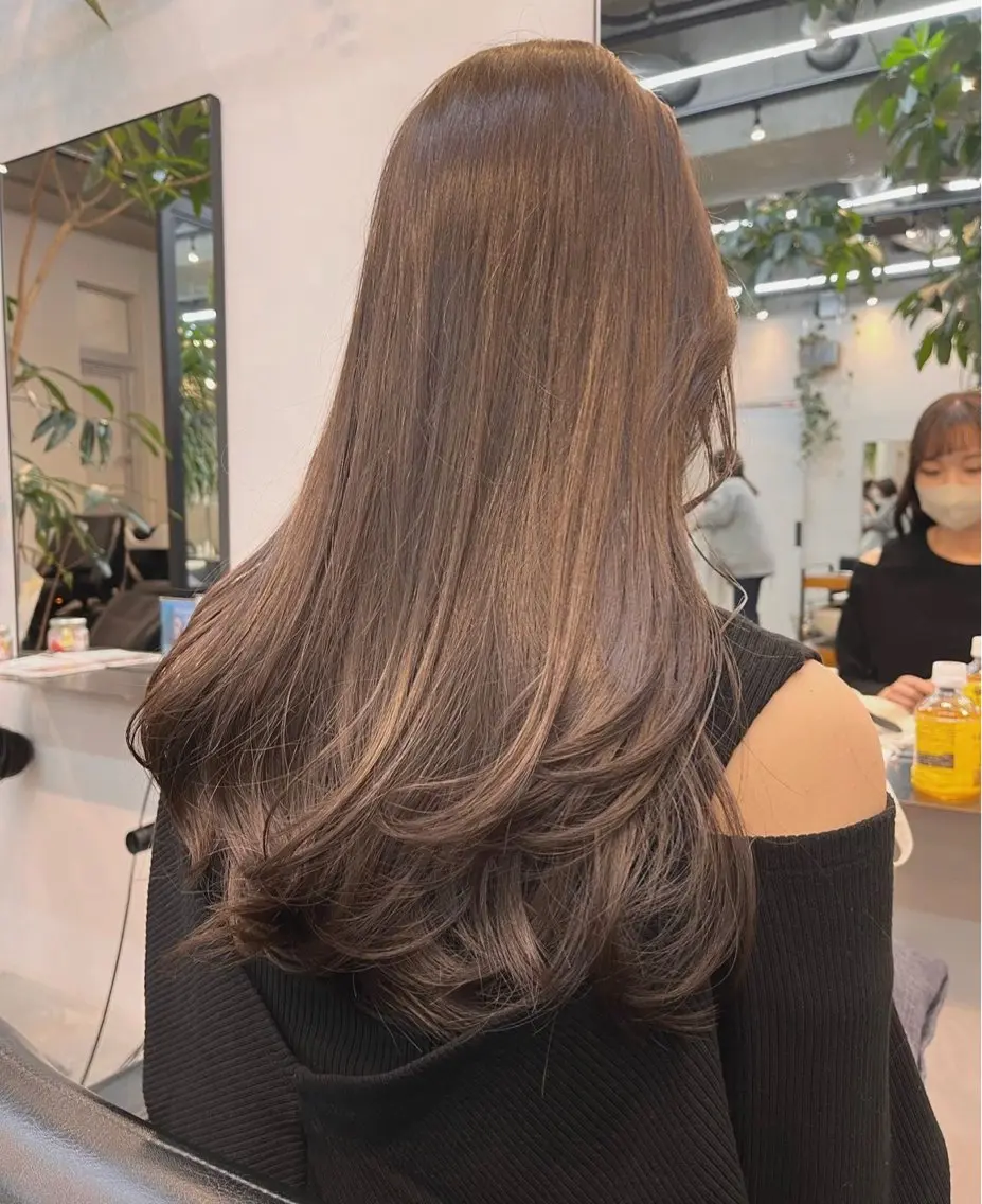 【🌱限定🍀】骨格補正カット＋プレミアムケアカラー＋トリートメント22000円→18975円　ロング料金なしの写真