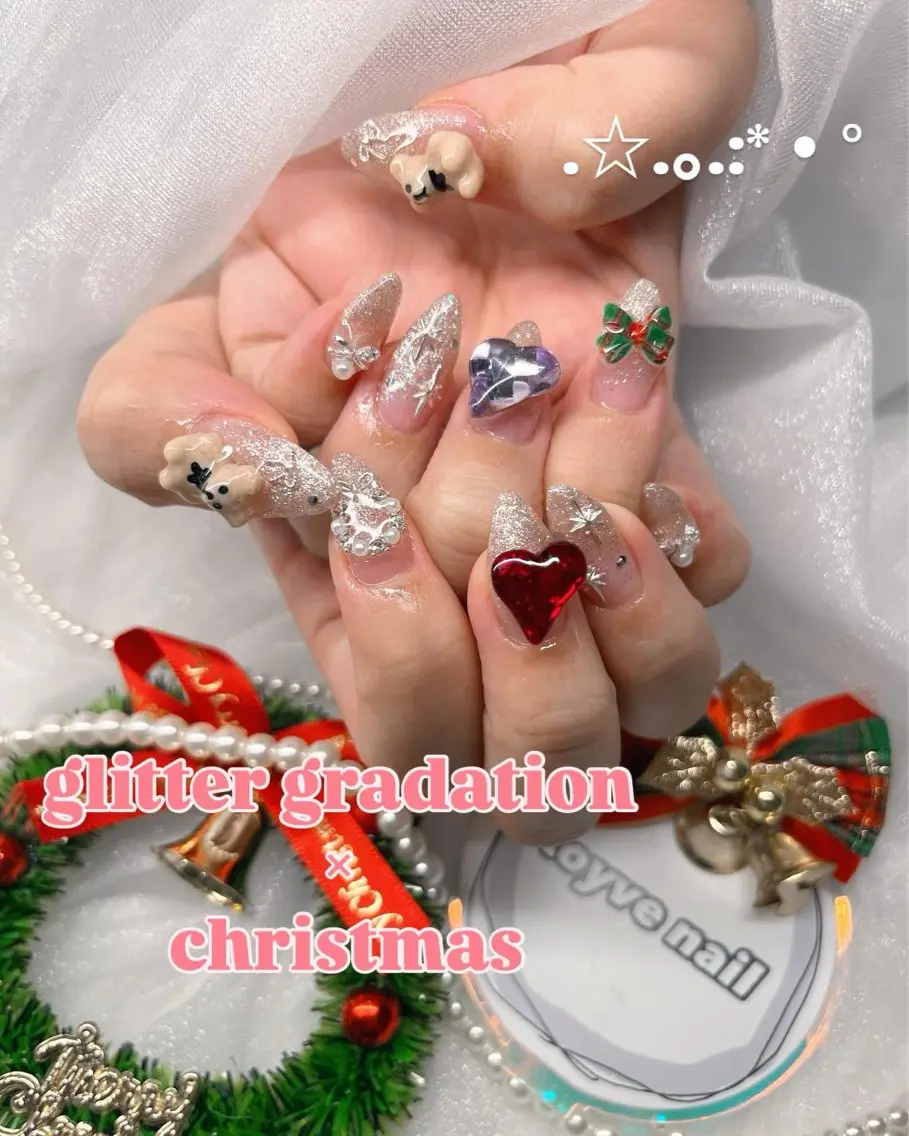 ネイル 冬ネイル クリスマス ハンドネイル kairi Toyvenailのネイルデザイン