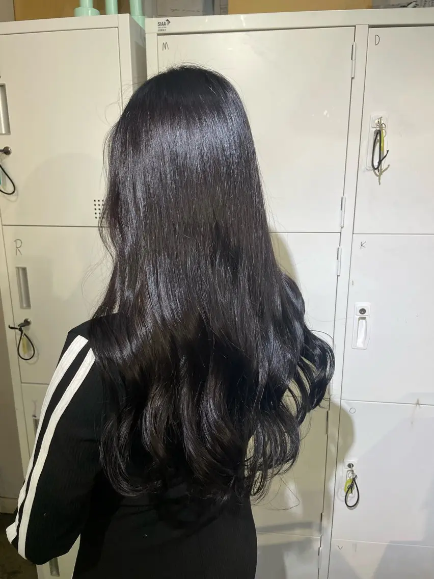 ロング カラー ふかたさや🌟 艶感カラー🌟のヘアスタイル
