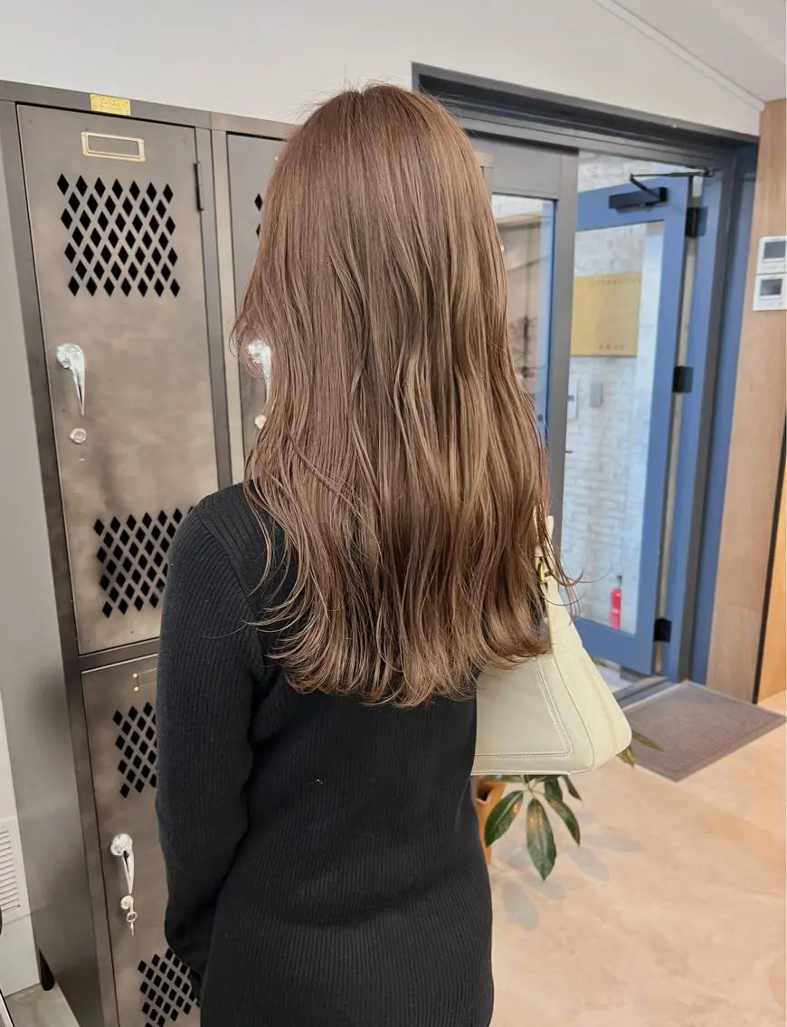 セミロング カラー カット ヘアカラー トリートメント 樫原裕二/レイヤー カット/透明感カラーのヘアスタイル
