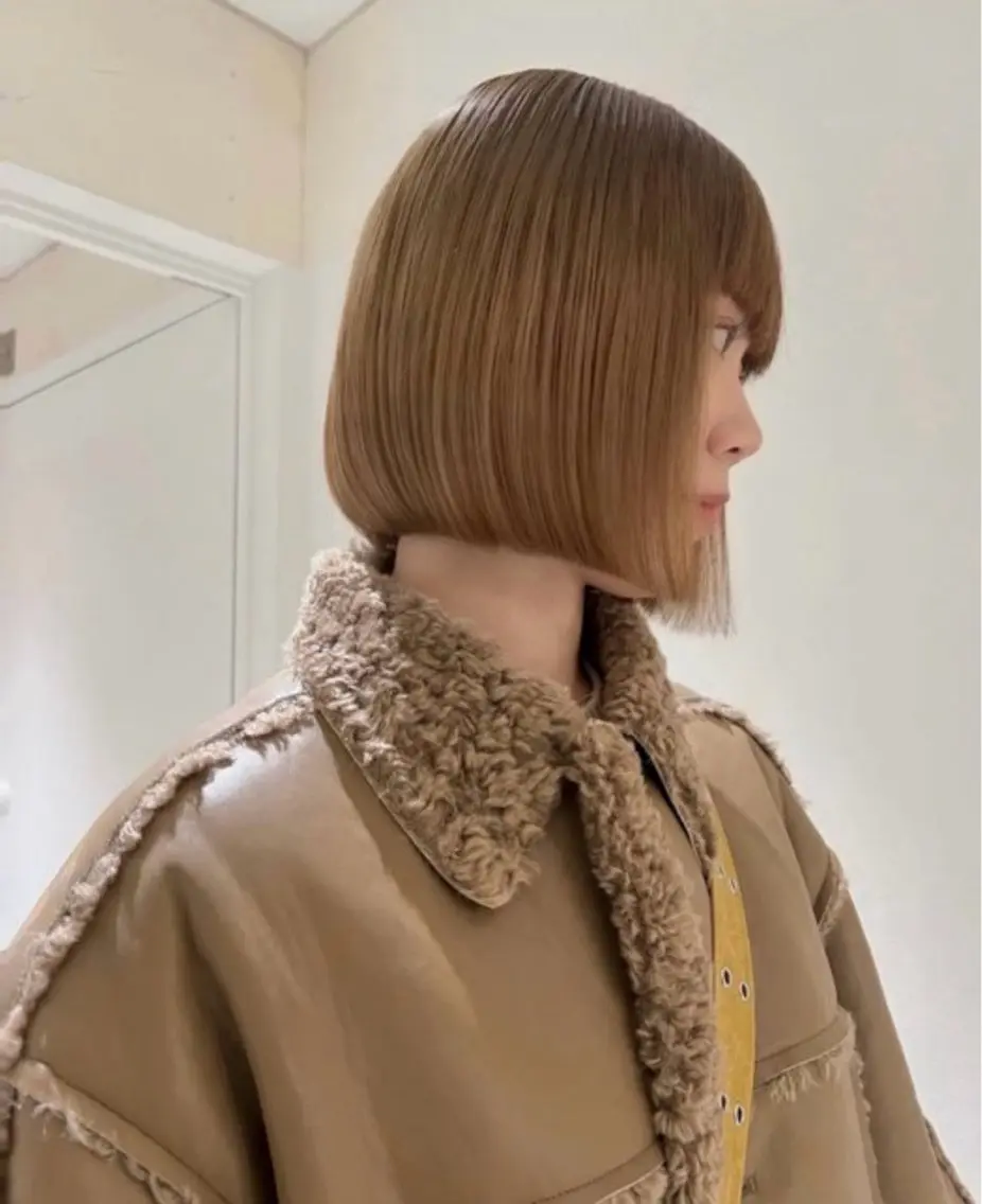 カラー ヘアカラー 熊谷 由貴のヘアスタイル