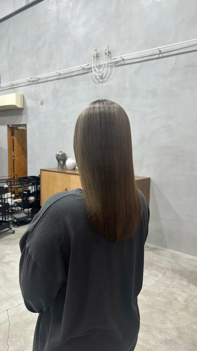 セミロング ヘアカラー 【U】 manakaのヘアスタイル