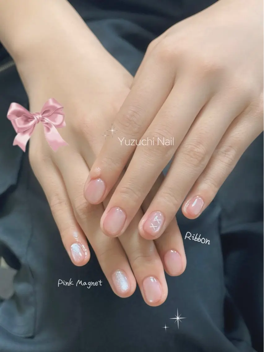ネイル フットネイル 夏ネイル ワンホンネイル ハンドネイル ハンドケア Yuzuchi Nailのネイルデザイン
