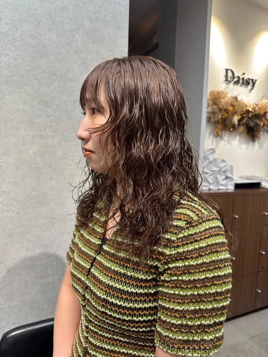 ロング パーマ Daisy🎀【福岡 美容室】chiakiのヘアスタイル