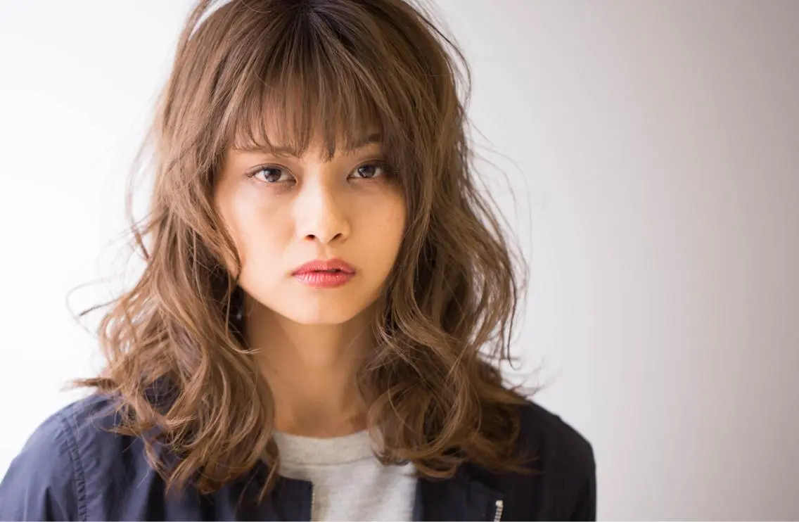 セミロング カラー Ｋ Ｋのヘアスタイル