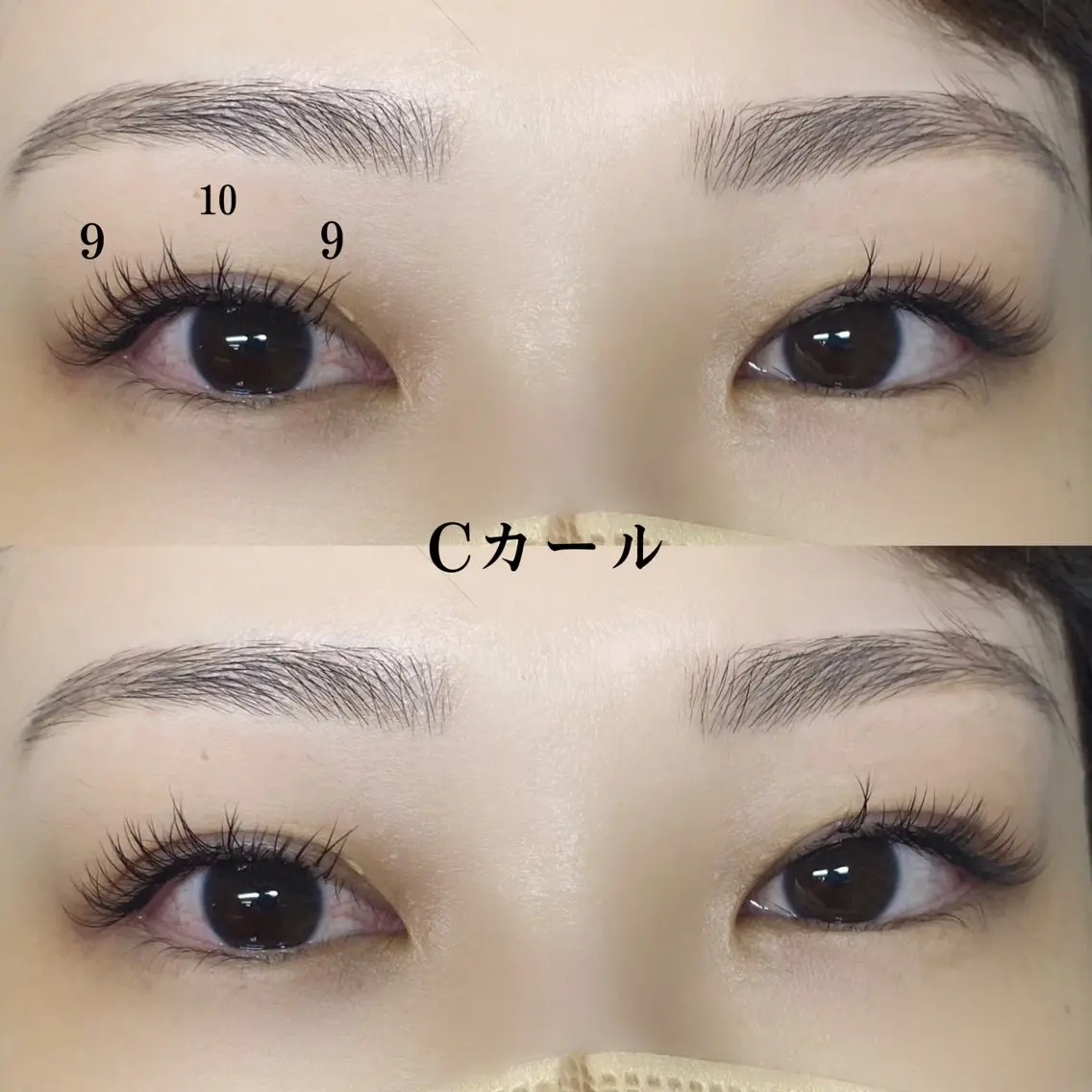 マツエク・マツパ フラットラッシュ EYELA 莉奈のマツエク・マツパデザイン