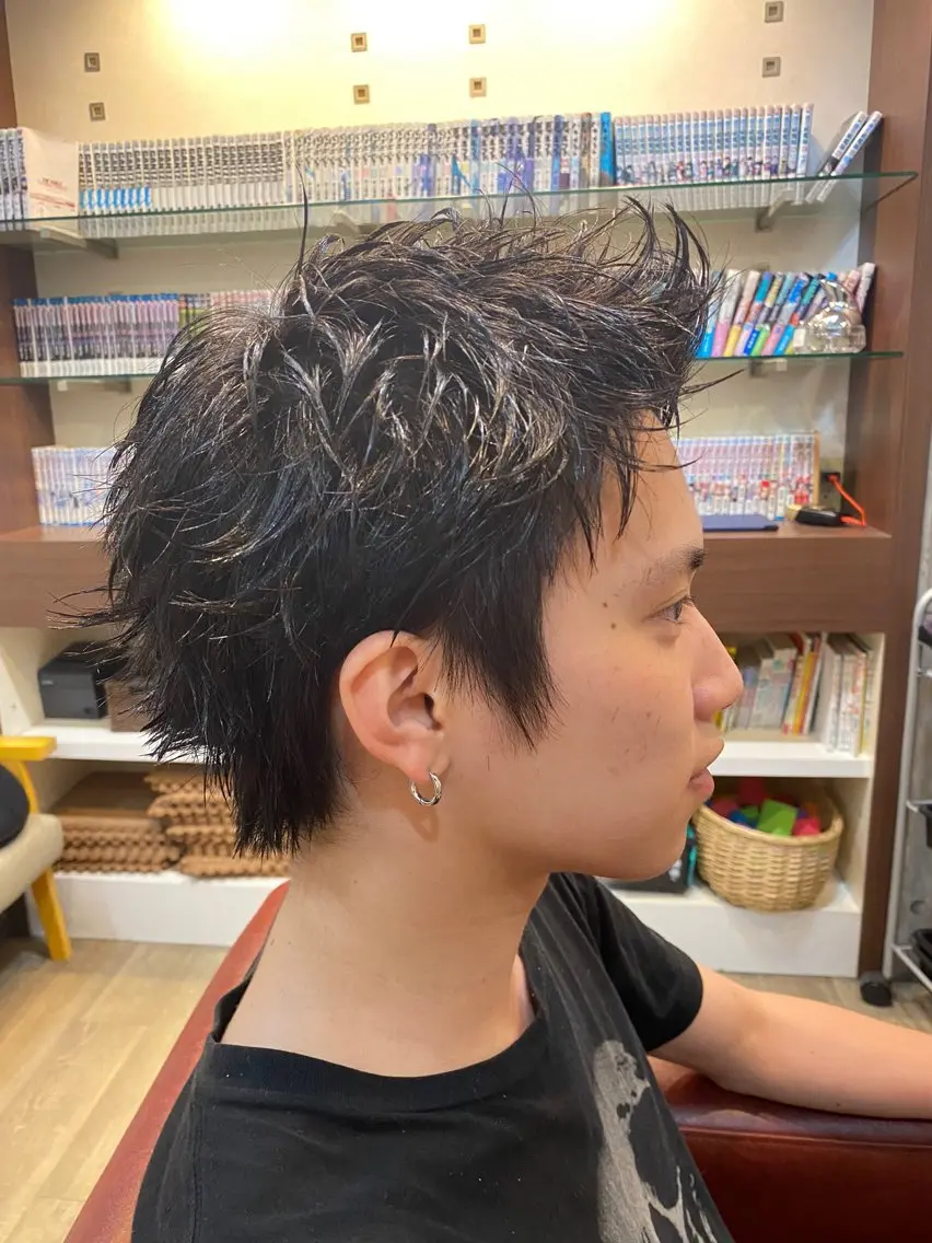 ショート メンズ スパイキーショート 刈り上げ ショートヘア 中野 一哉のヘアスタイル