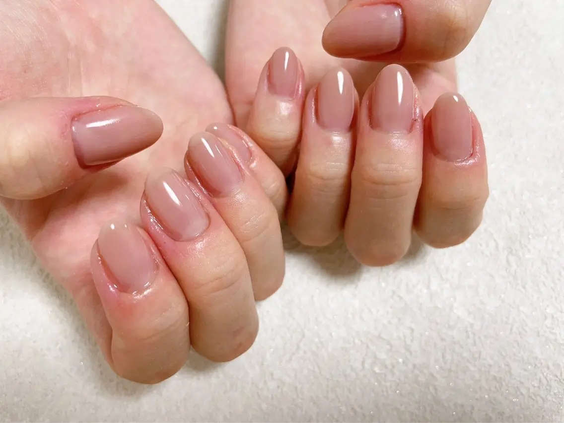 ネイル オーロラネイル フラワーネイル フットネイル フレンチネイル ジェルネイル ハンドネイル mogunail &blowのネイルデザイン