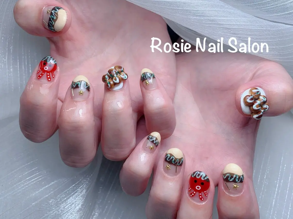 ショート Rosie Nail サロン南越谷のネイルデザイン
