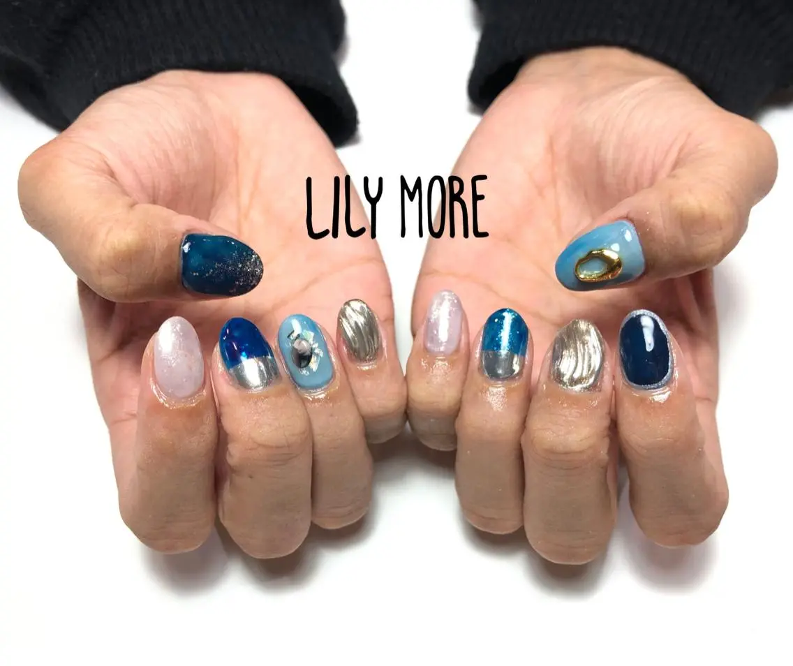 ネイル ニュアンスネイル Lily closetのネイルデザイン