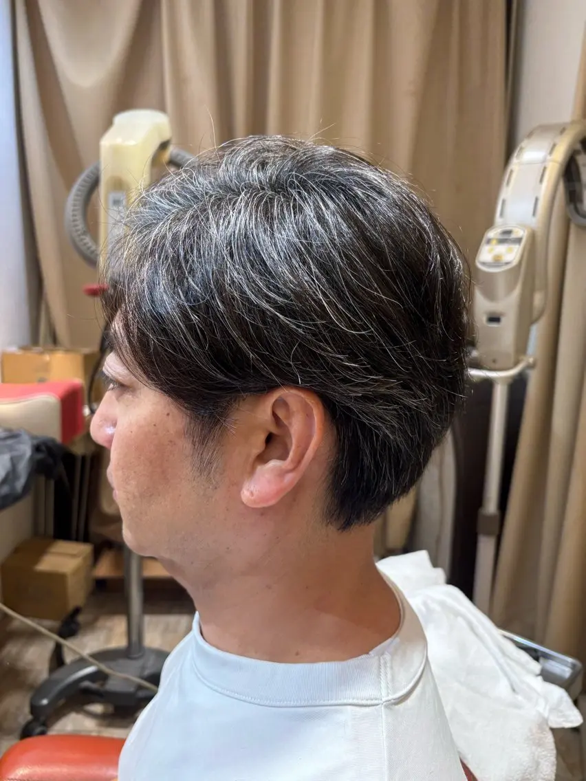 メンズ メンズパーマ 神田一瑳のヘアスタイル