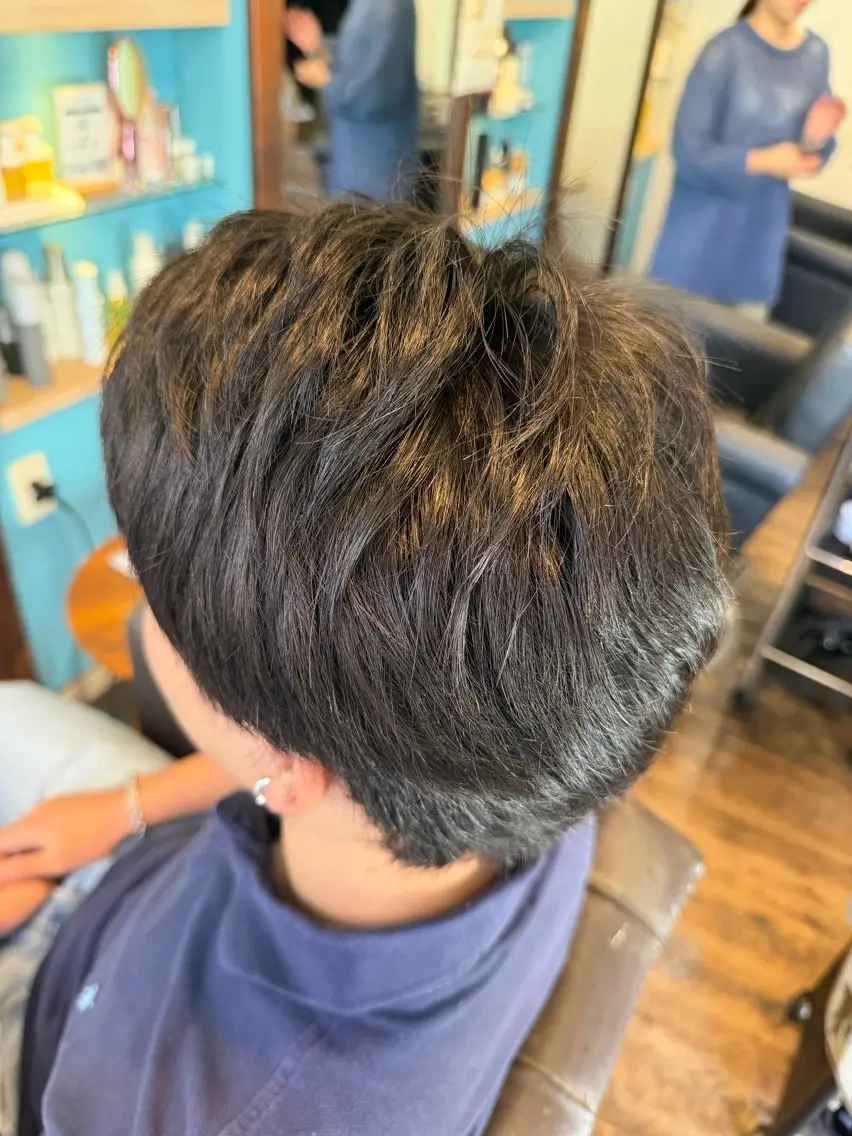 パーマ メンズ パーマ 村上 姫嘉のヘアスタイル