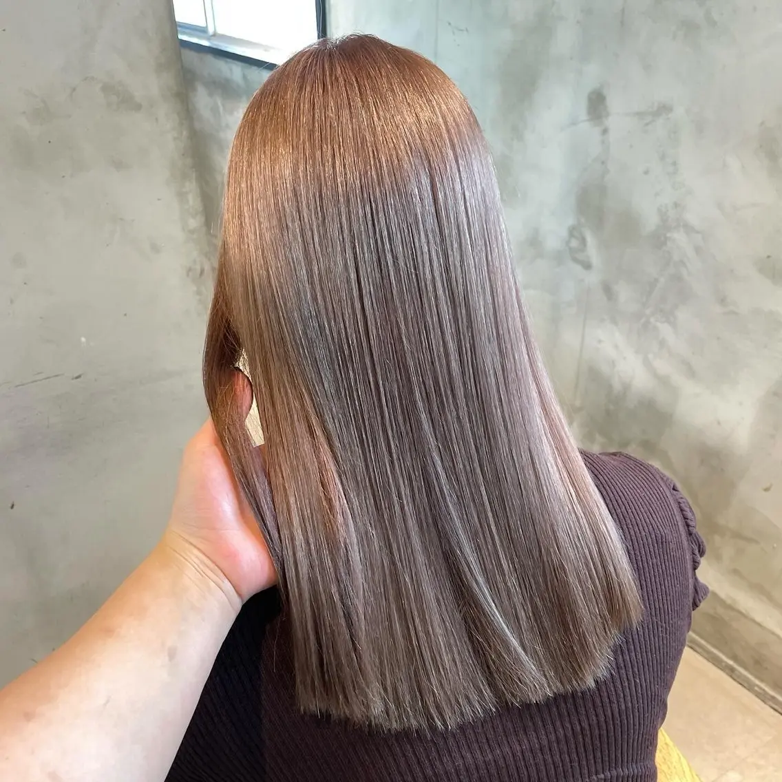 ミディアム カラー ヘアカラー トリートメント Koko . 【高円寺】のヘアスタイル