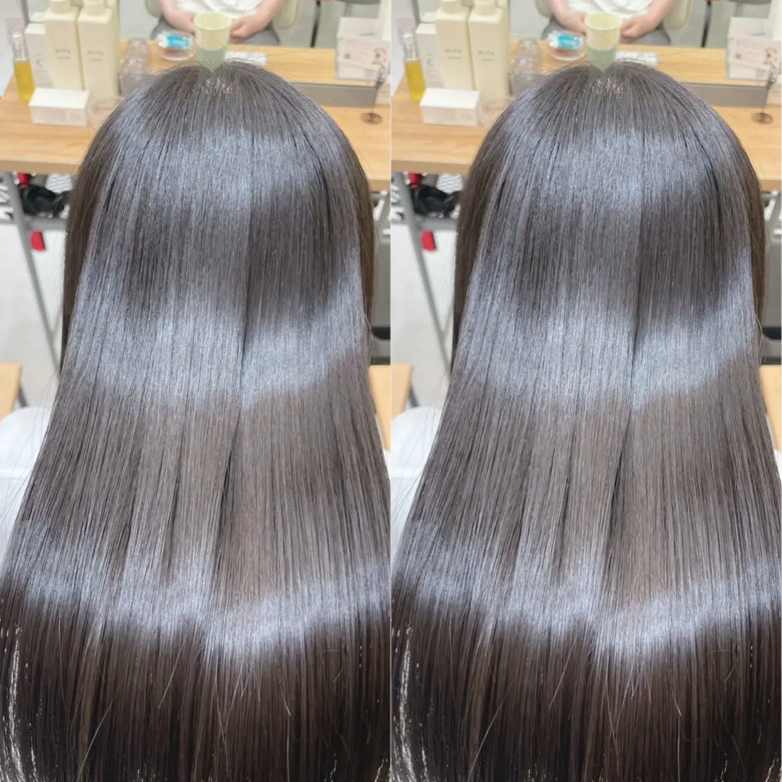 ロング 縮毛矯正 縮毛矯正 トリートメント 有田 仁志のヘアスタイル