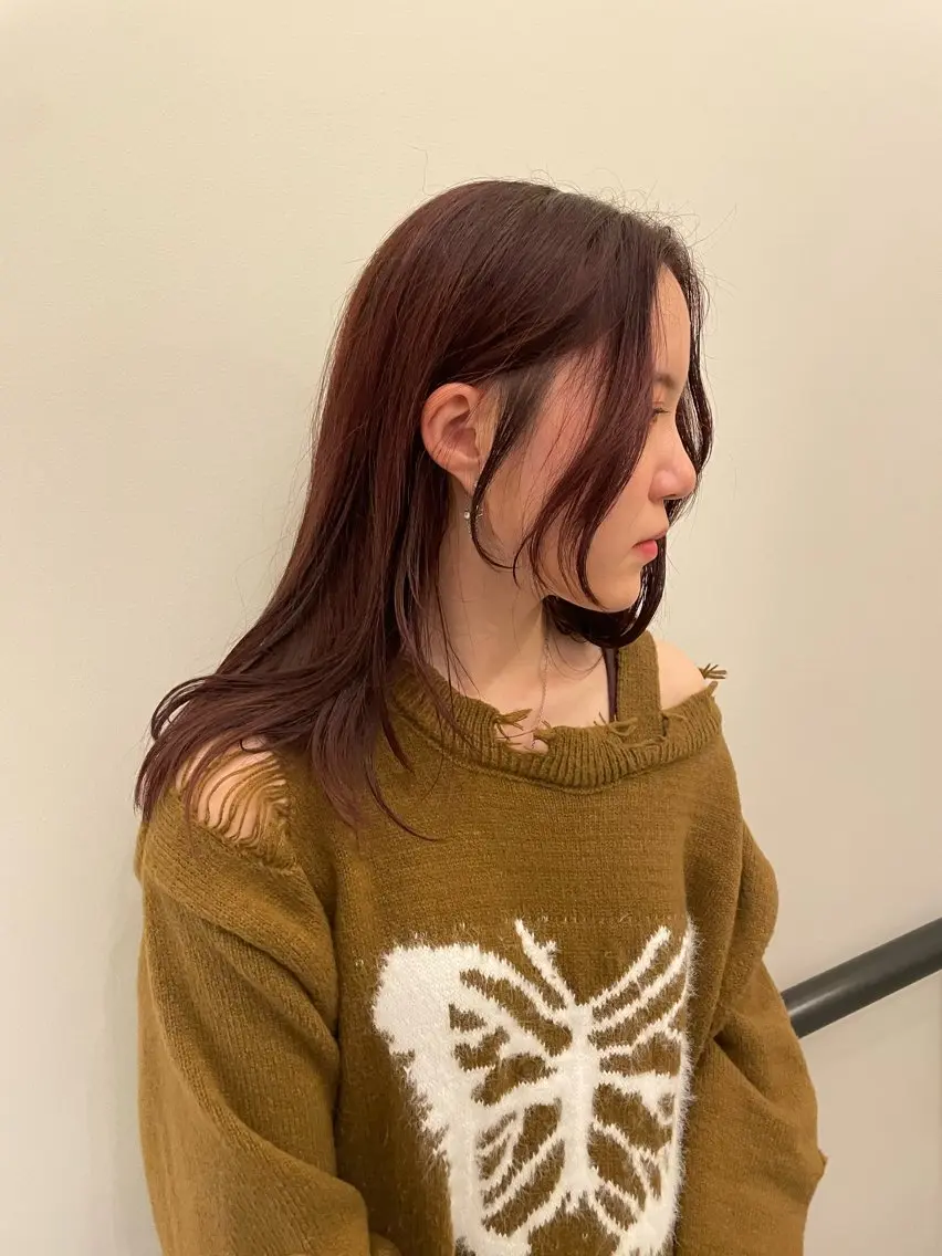 【当日限定クーポン❣️】骨格補正カット+カラー+トリートメント🌈(補足説明ご確認お願いします)の写真