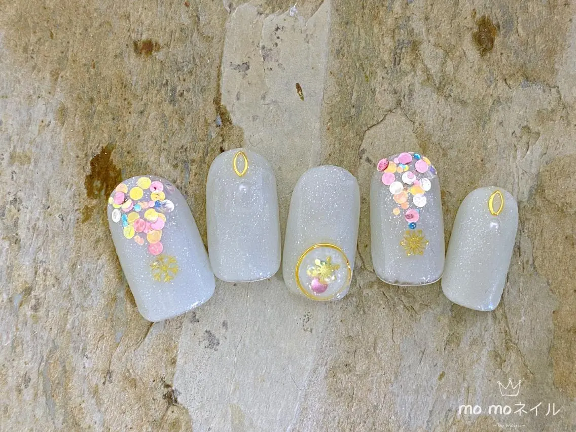 ネイル 冬ネイル クリスマス MOMO nailのネイルデザイン