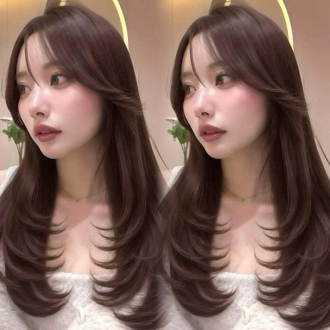 【平日】🎀人気No.1🎀 似合わせカット+髪質改善カラー+髪質改善トリートメントの写真