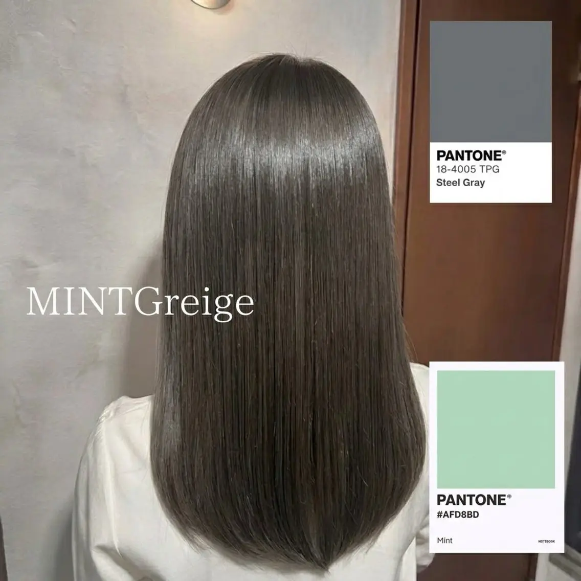 ロング カラー ミント 縮毛矯正 カット ヘアカラー 縮毛矯正 トリートメント ✨縮毛矯正/透明感 カラー/芦川優磨のヘアスタイル