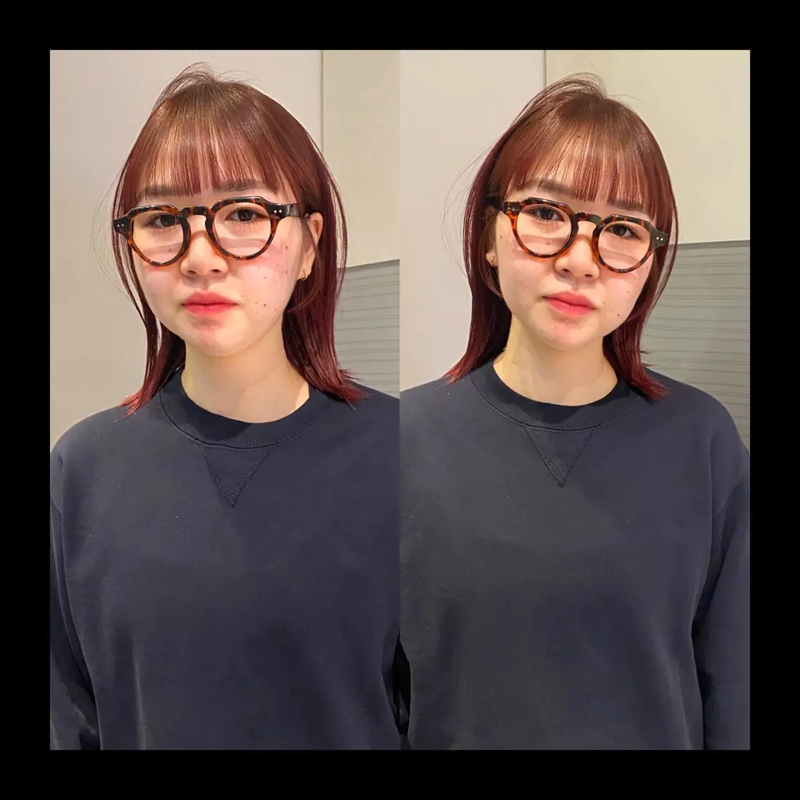 ミディアム カラー カット ヘアカラー トリートメント mai / linoah˚✧のヘアスタイル