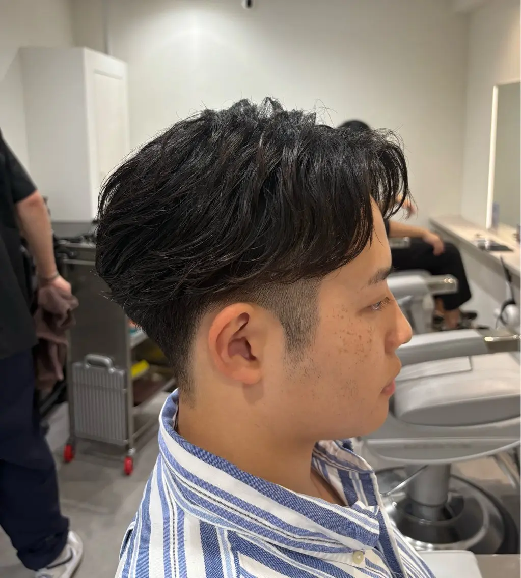 メンズ カット 深澤 知樹のヘアスタイル
