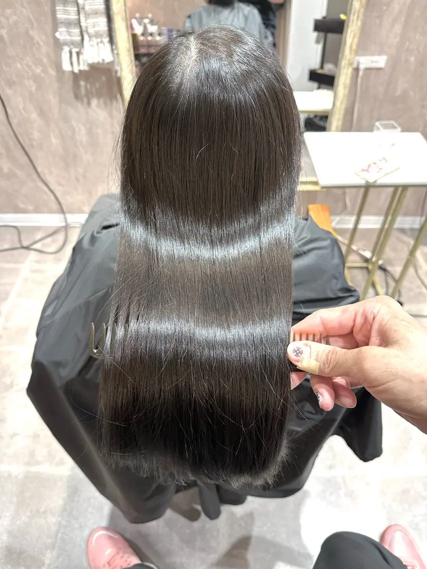 ロング quill クイル　ツボイタクマのヘアスタイル
