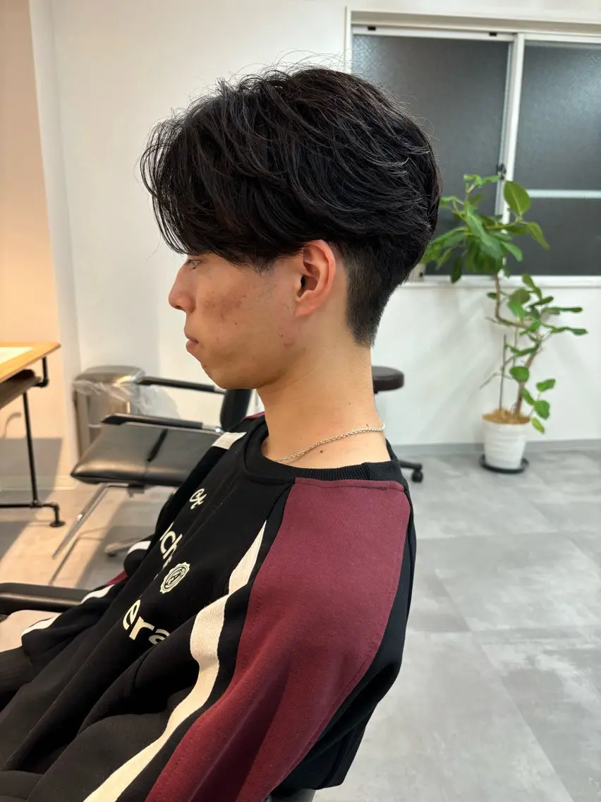 パーマ メンズ フェザーパーマ メンズパーマ カット パーマ 保立メンズパーマ /メンズカット船橋駅のヘアスタイル