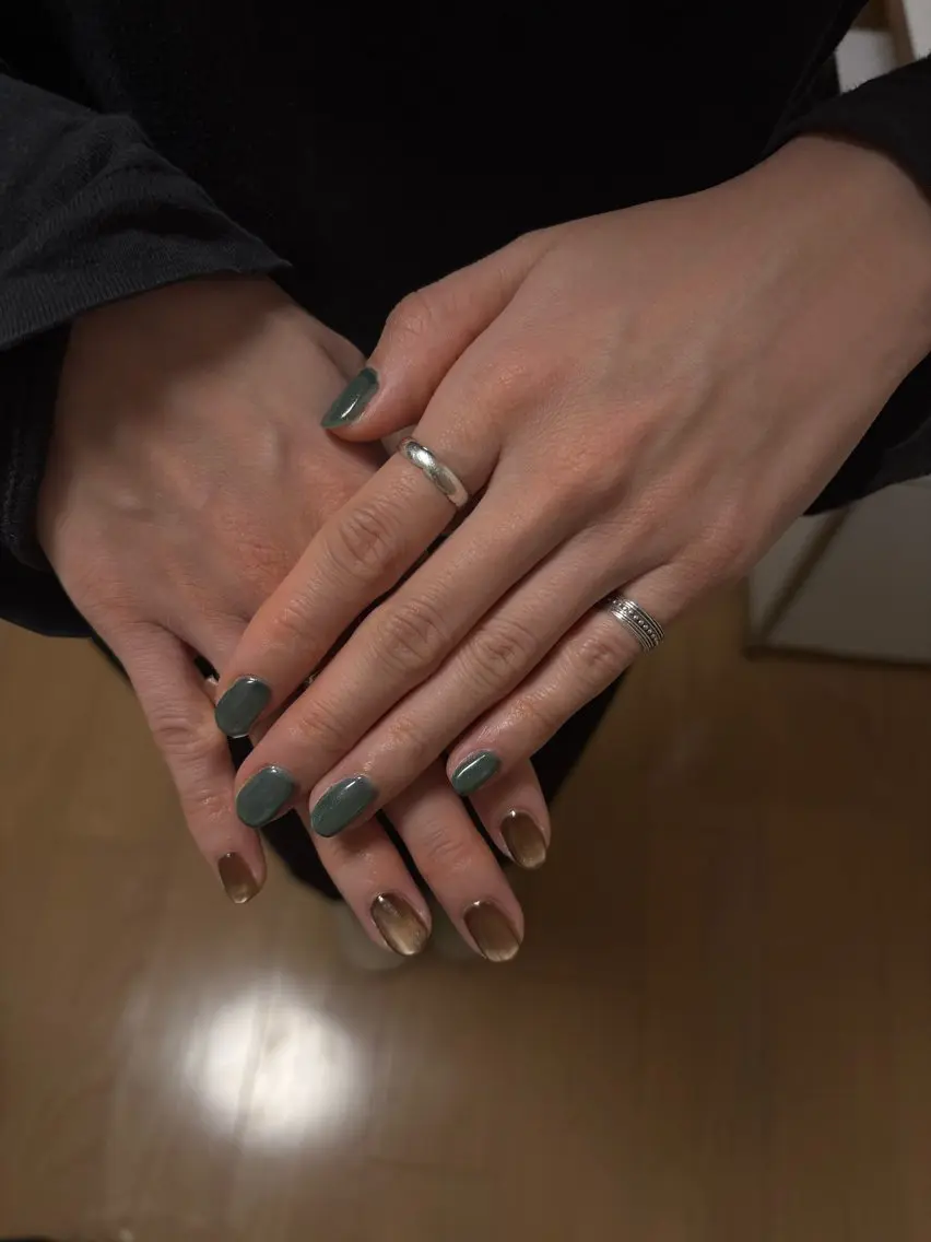 ネイル マグネットネイル xoxo_nail 🎀FUKAのネイルデザイン