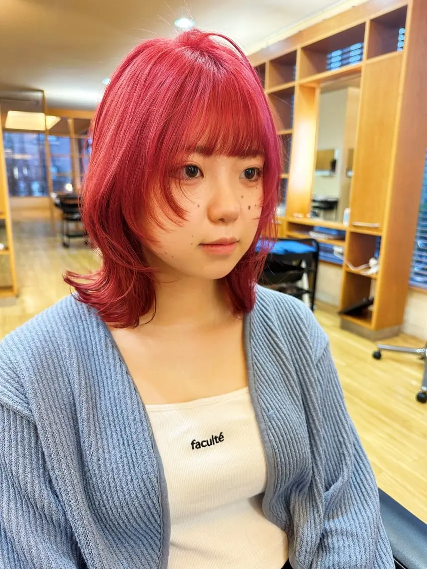 ミディアム レイヤーカット ペッツ本店 スタイリスト増田ゆきのヘアスタイル