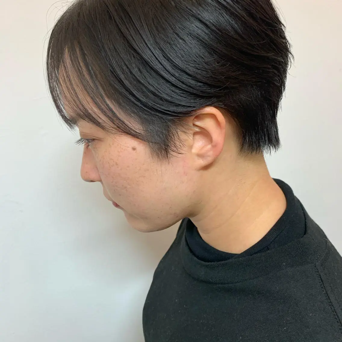 ショート カット ヘアカラー トリートメント 艶髪color💎髪 質改善ストレート大吉のヘアスタイル