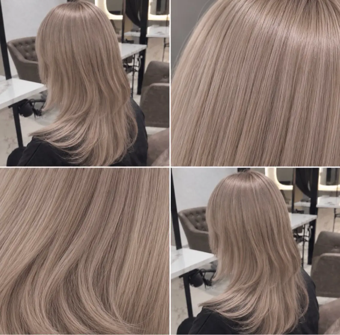 ロング カラー 色落ちまで盛れる 💟まなみのヘアスタイル