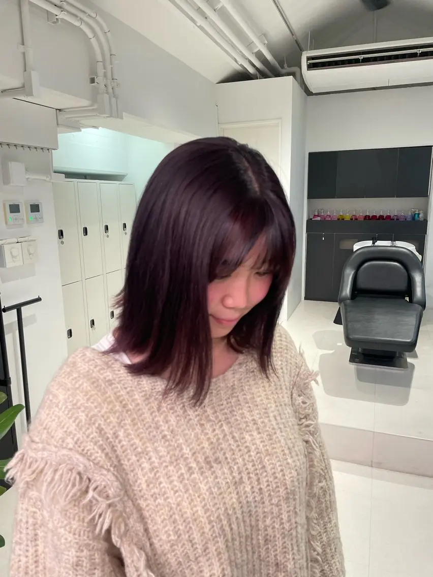 カラー ヘアカラー とば みゆうのヘアスタイル