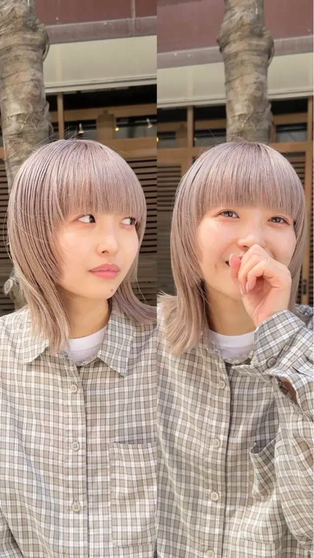 ミディアム カラー ベージュカラー ブロンド ブロンドベージュ ハイトーンカラー カット ヘアカラー トリートメント “ミニモ最高評価獲得 “代表"Kohei"のヘアスタイル