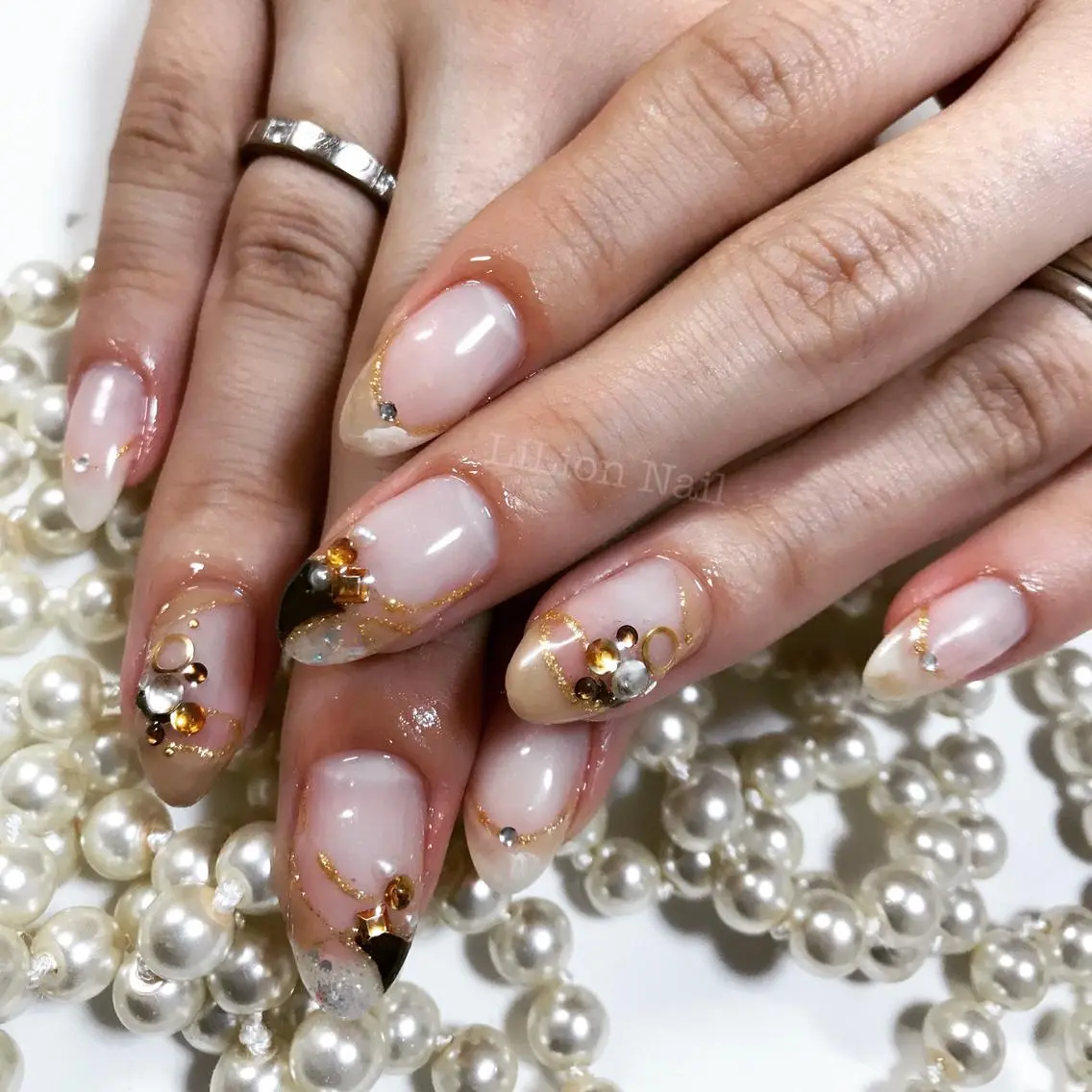 ネイル フレンチネイル その他(ネイル) LiLion Nailのネイルデザイン
