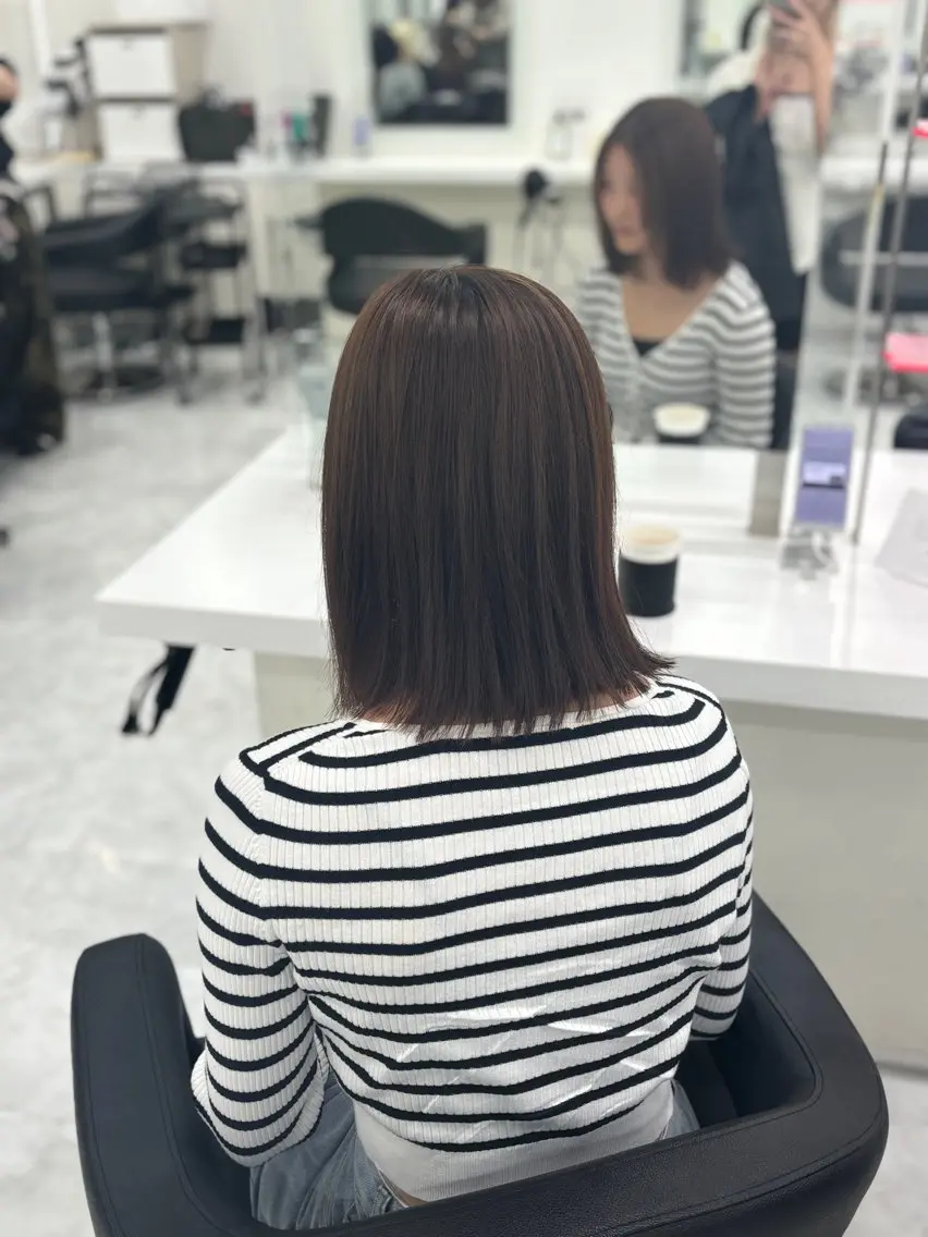 カラー ブラウンカラー ヘアカラー トリートメント 🎀ツヤ髪✖︎ 暖色🎀RYUKAのヘアスタイル