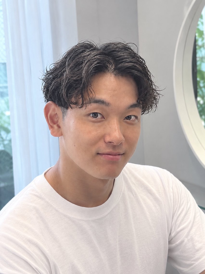 カラー メンズ カット ヘアカラー 韓国ヘア /梅田／サクラのヘアスタイル