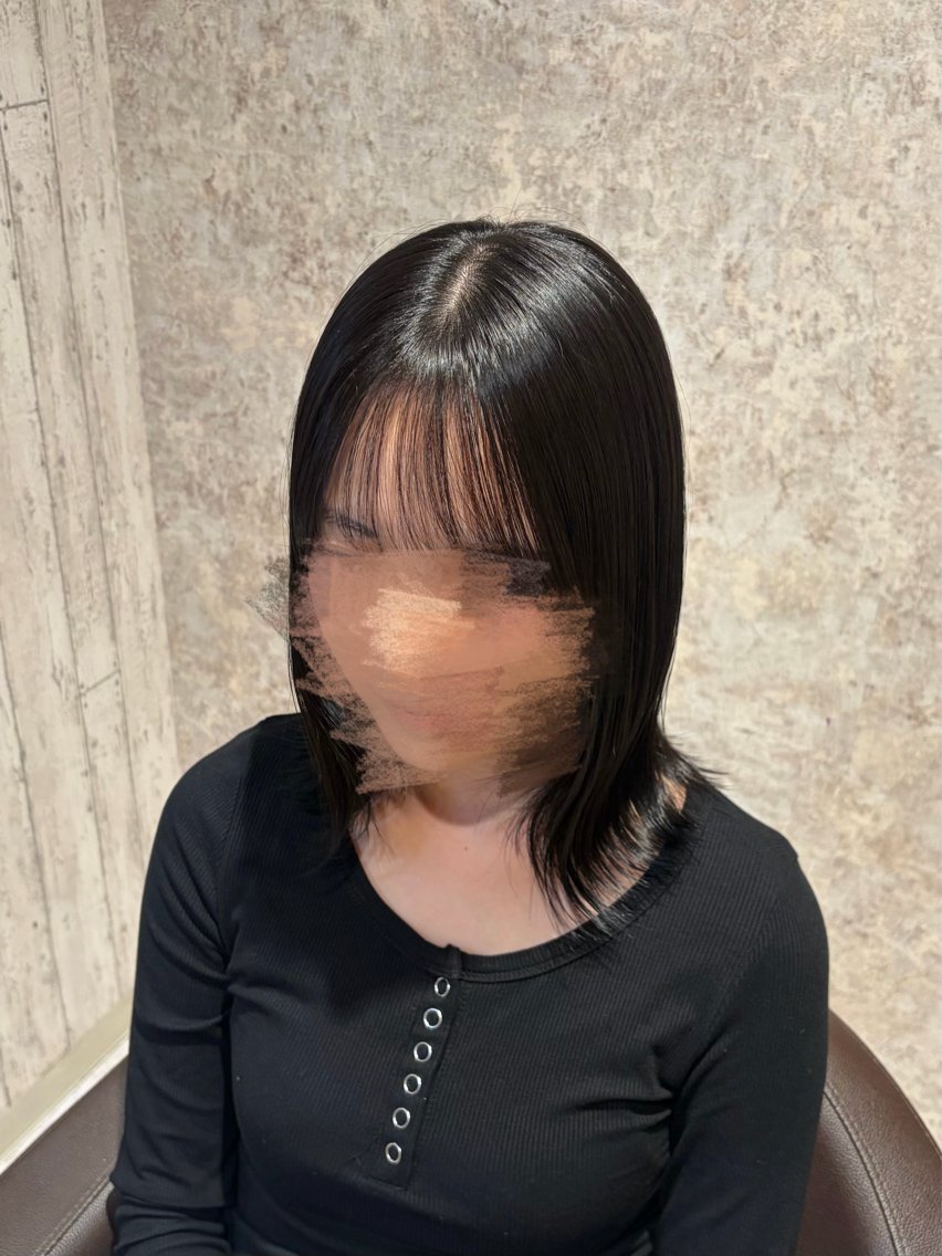 ミディアム カラー ヘアカラー 長坂 祐良のヘアスタイル