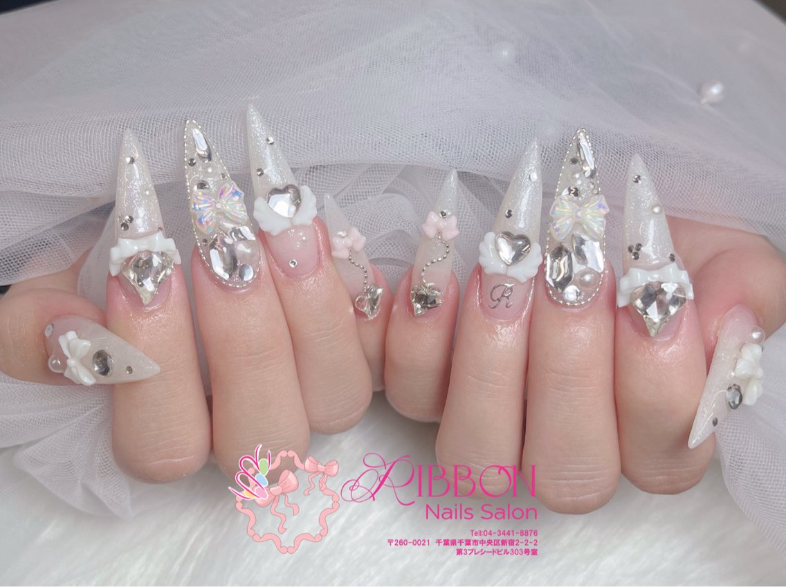 ネイル フットネイル フレンチネイル ジェルネイル 韓国ネイル マグネットネイル ハンドネイル ribbonnail salonのネイルデザイン