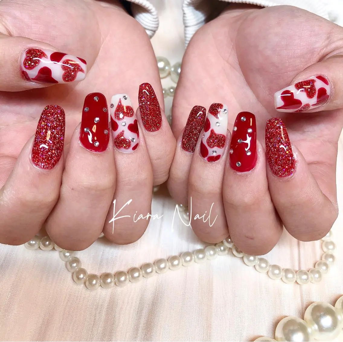 ネイル バレンタイン 🍭Kiara Nail🍭のネイルデザイン