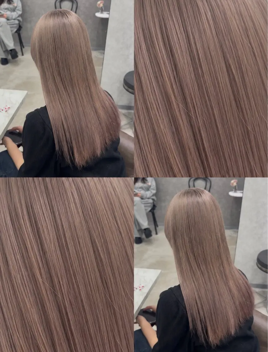 ロング カラー 色落ちまで盛れる 💟まなみのヘアスタイル