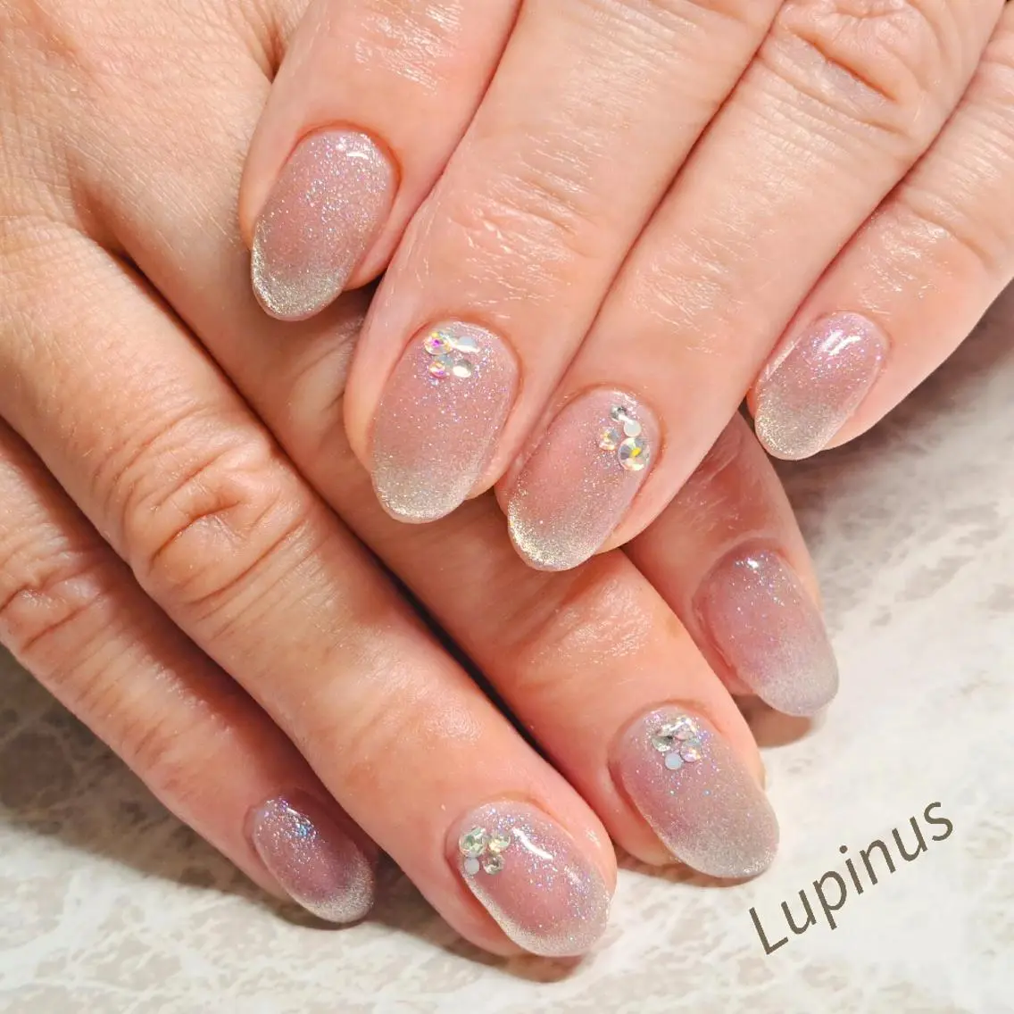ネイル マグネットネイル Lupinus ルピナスのネイルデザイン