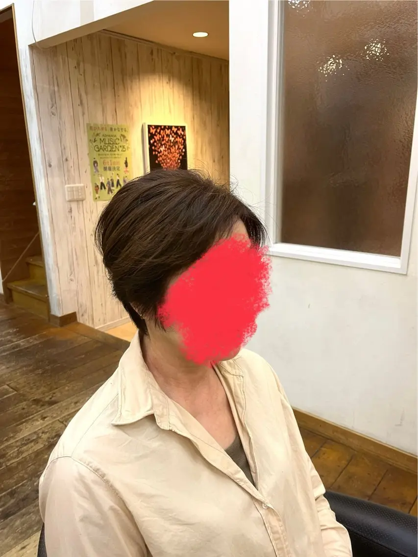 ショート カラー 🦒galaxy フセヨシキ🏍️のヘアスタイル