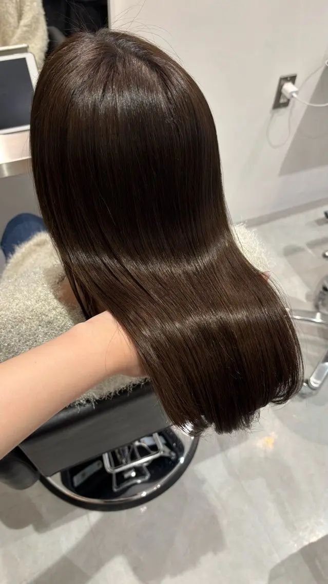 ミディアム カラー カット ヘアカラー トリートメント 🎀韓国ヘア× 透明感カラー🎀正源のヘアスタイル