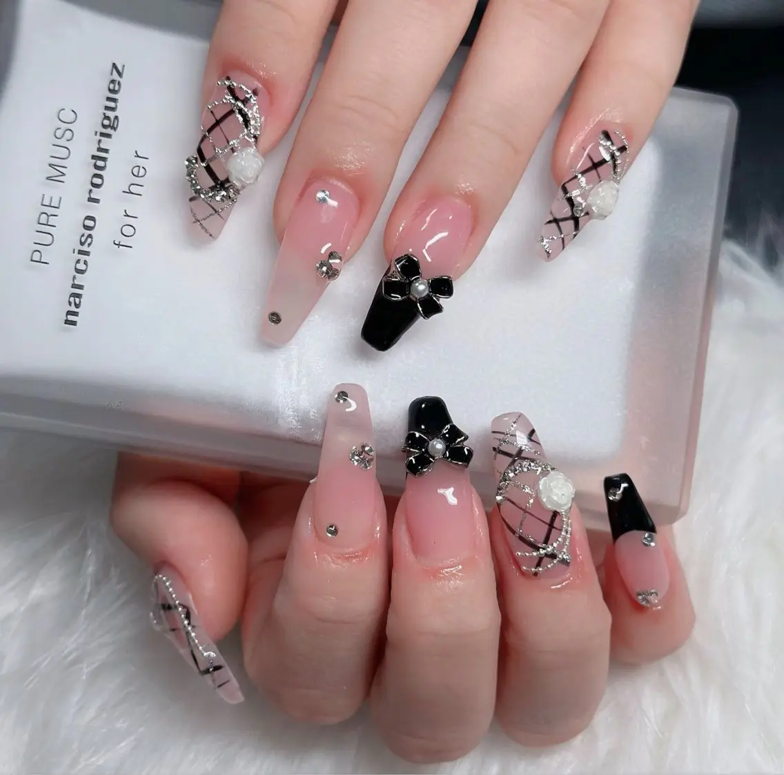 ネイル アートネイル 成人式 ジェルネイル ニュアンスネイル 夏ネイル neco H.babynailのネイルデザイン