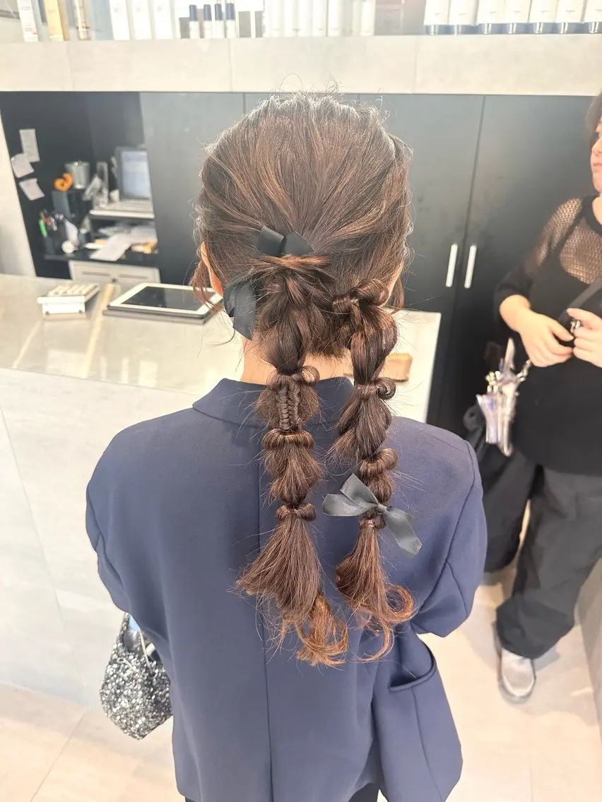 ヘアアレンジ 染谷 遥花のヘアスタイル
