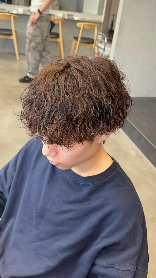 ショート パーマ カット パーマ fifth 児玉達哉 当日予約🙆のヘアスタイル
